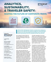 Analytics, Sustainability & Traveler Safety: Shaping the Future of Corporate Travel